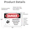 Signmission Emergency Evacuation Meeting Place, 14 in W x Rectangle, Vinyl Decal OS-2PACK-DS-D-1014-L-2327 - alternate 4